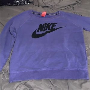 Purple Nike sweatshirt